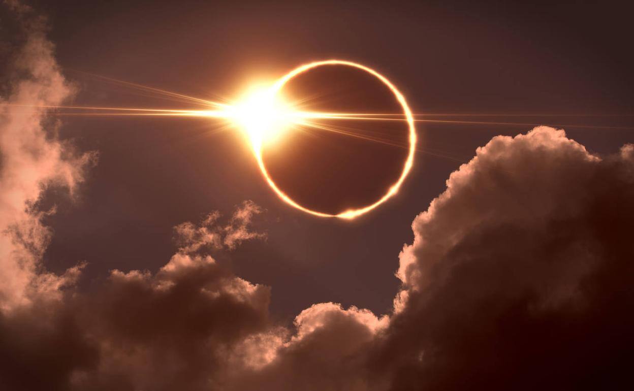 Imagen de un eclipse.