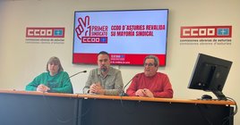 Tamara Cuñado, José Manuel Zapico y Antonio Masa.