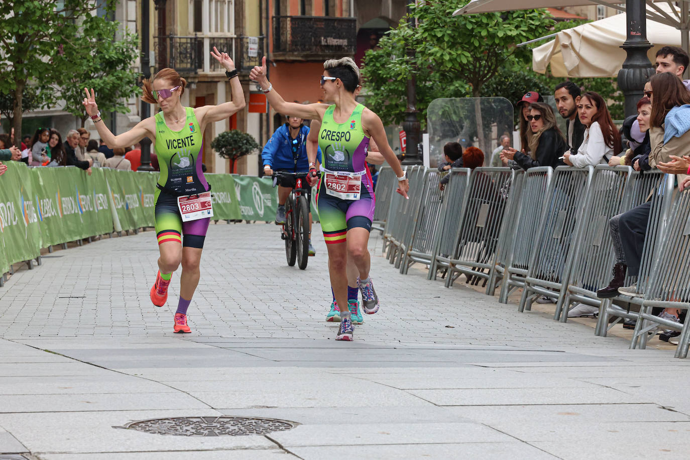 Las imágenes que deja la primera jornada del Duatlón en Avilés