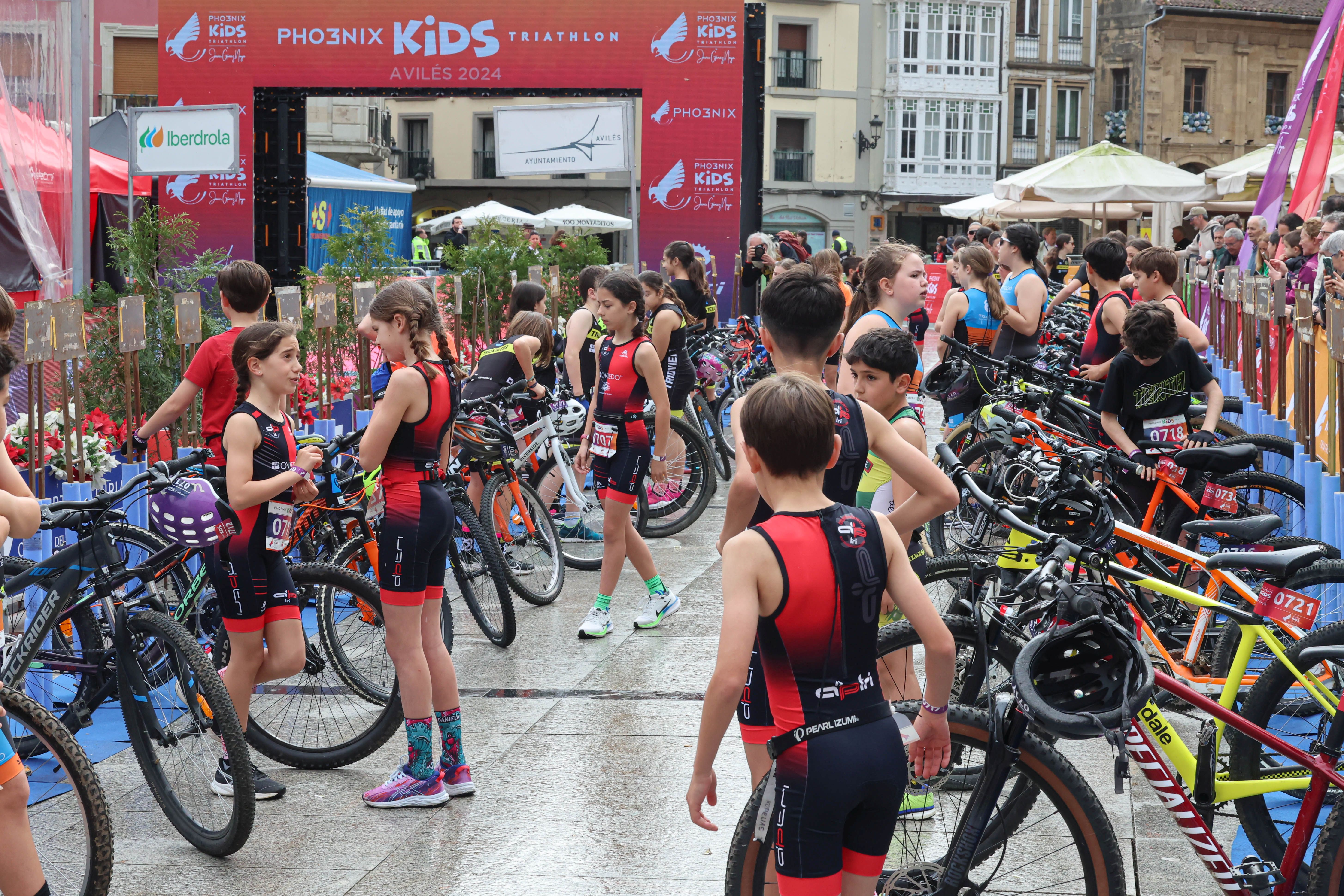 Las imágenes que deja la primera jornada del Duatlón en Avilés