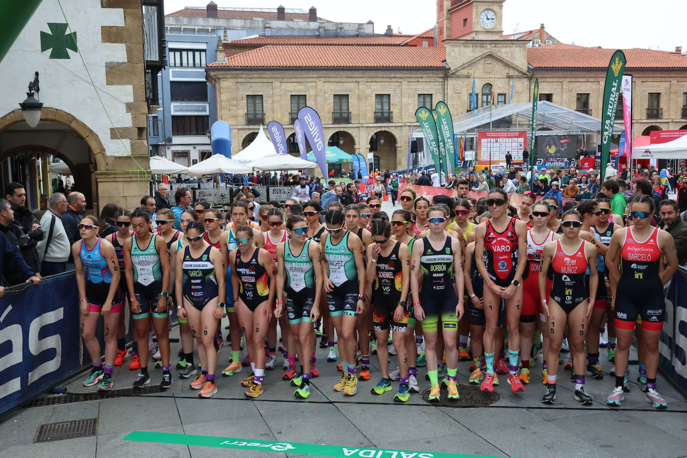 María Varo y Javier Martín vencen en el Nacional de Duatlón en Avilés