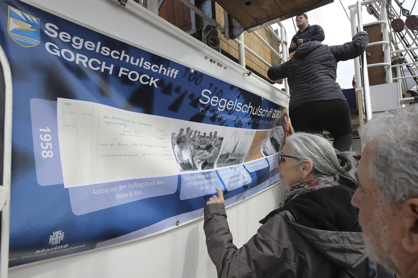 Gijón se despide del buque &#039;Gorch Fock&#039;