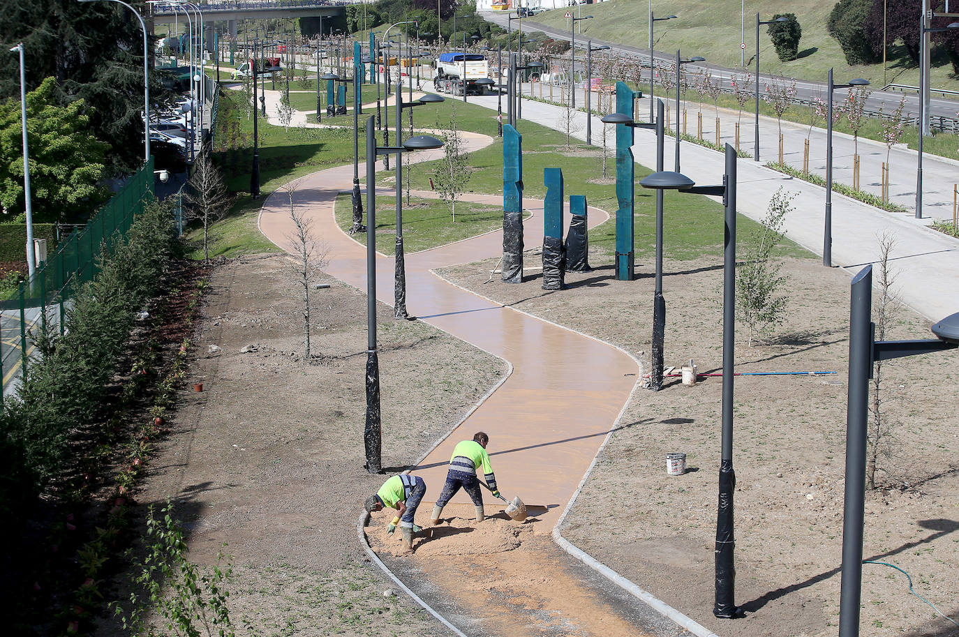 Así está siendo la transformación de la entrada de Oviedo