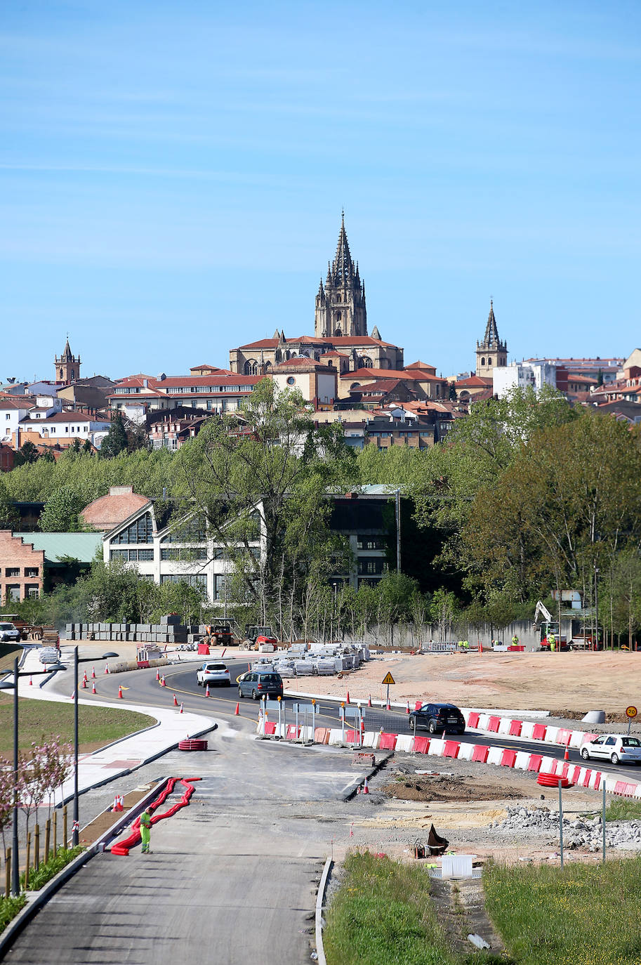 Así está siendo la transformación de la entrada de Oviedo