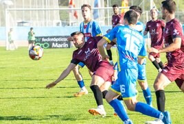 El Real Avilés encajó dos goles ayer en Aranda de Duero.