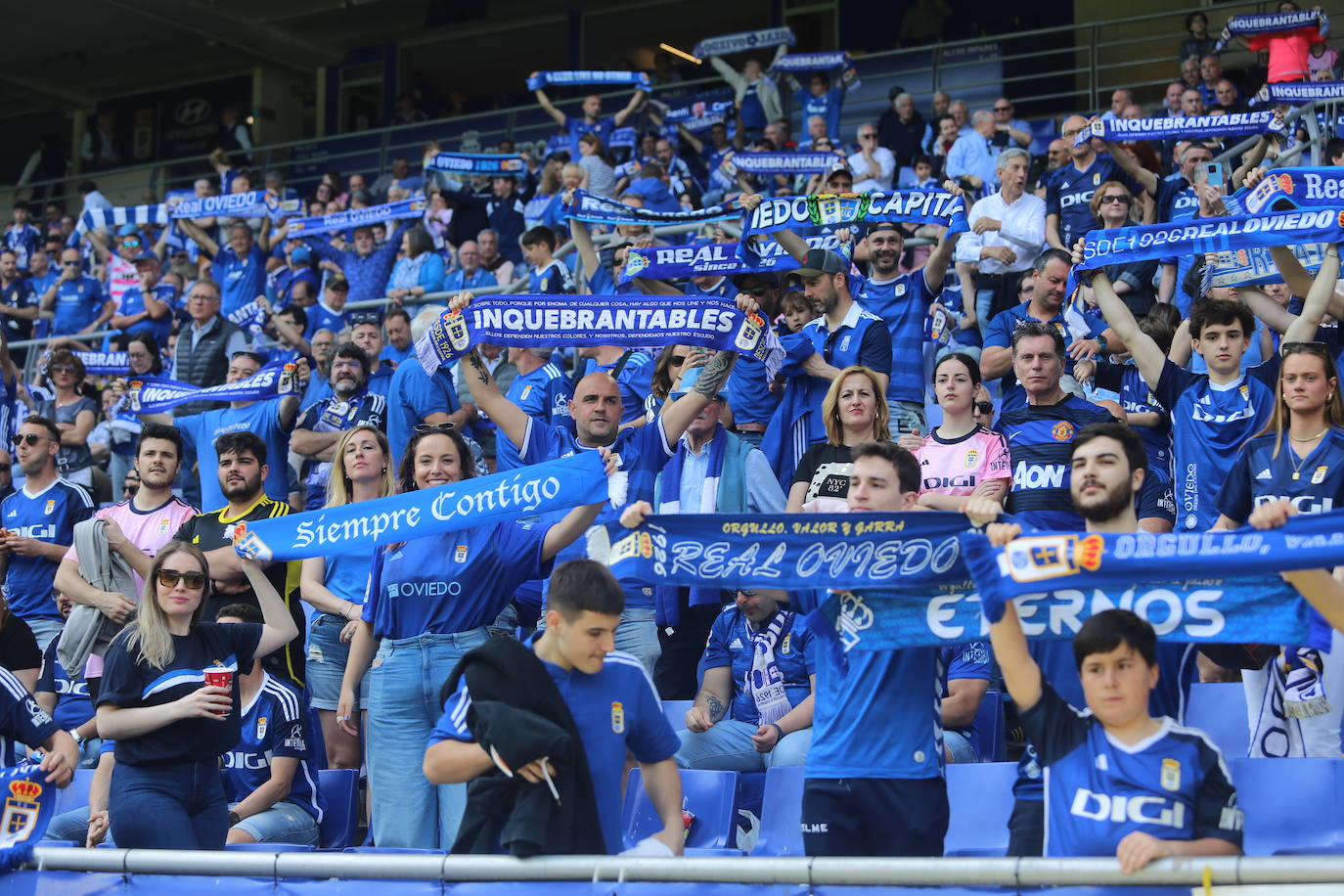 ¿Estuviste en el Real Oviedo - Mirandés? ¡Búscate en el Tartiere!