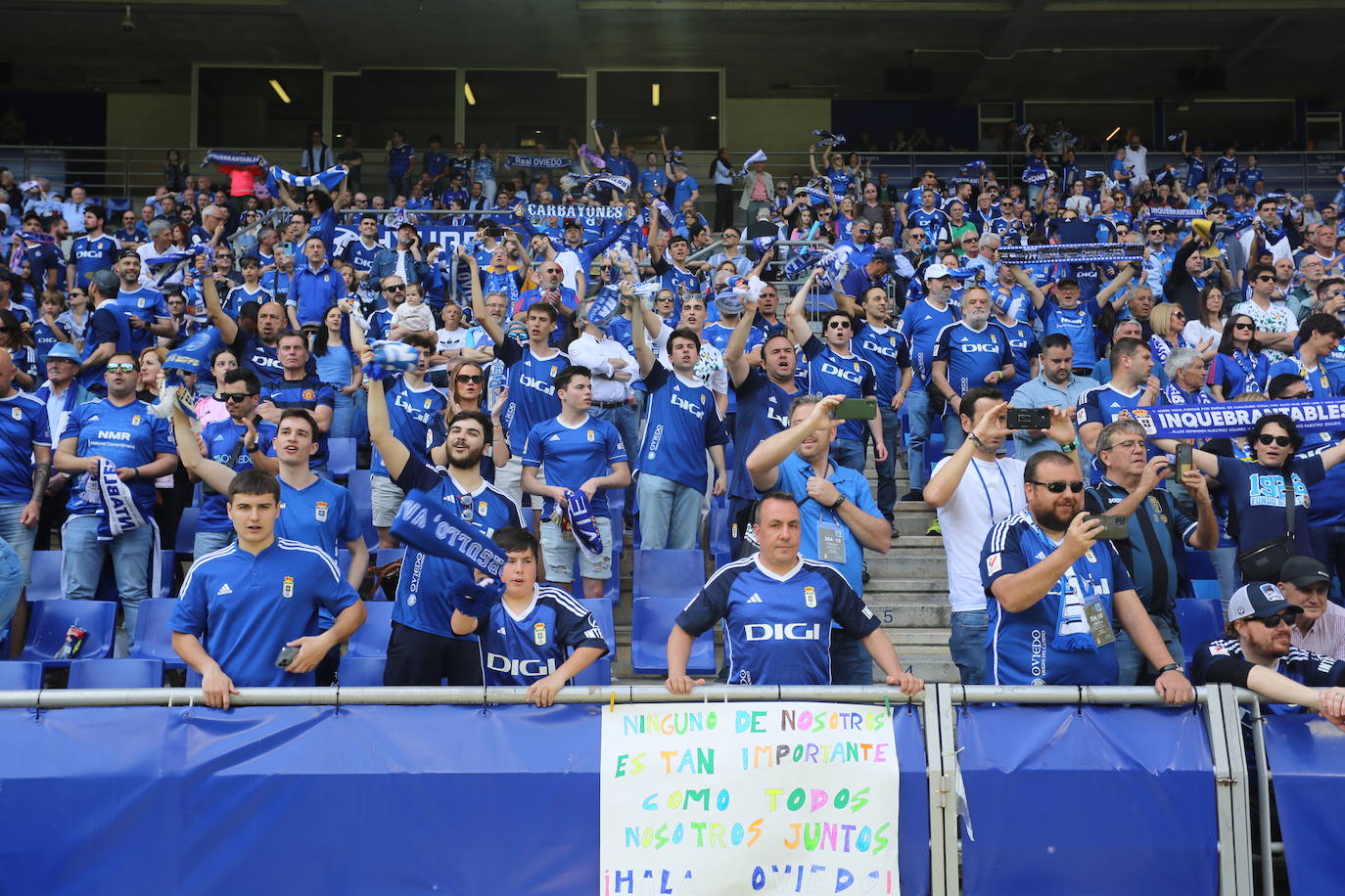 ¿Estuviste en el Real Oviedo - Mirandés? ¡Búscate en el Tartiere!