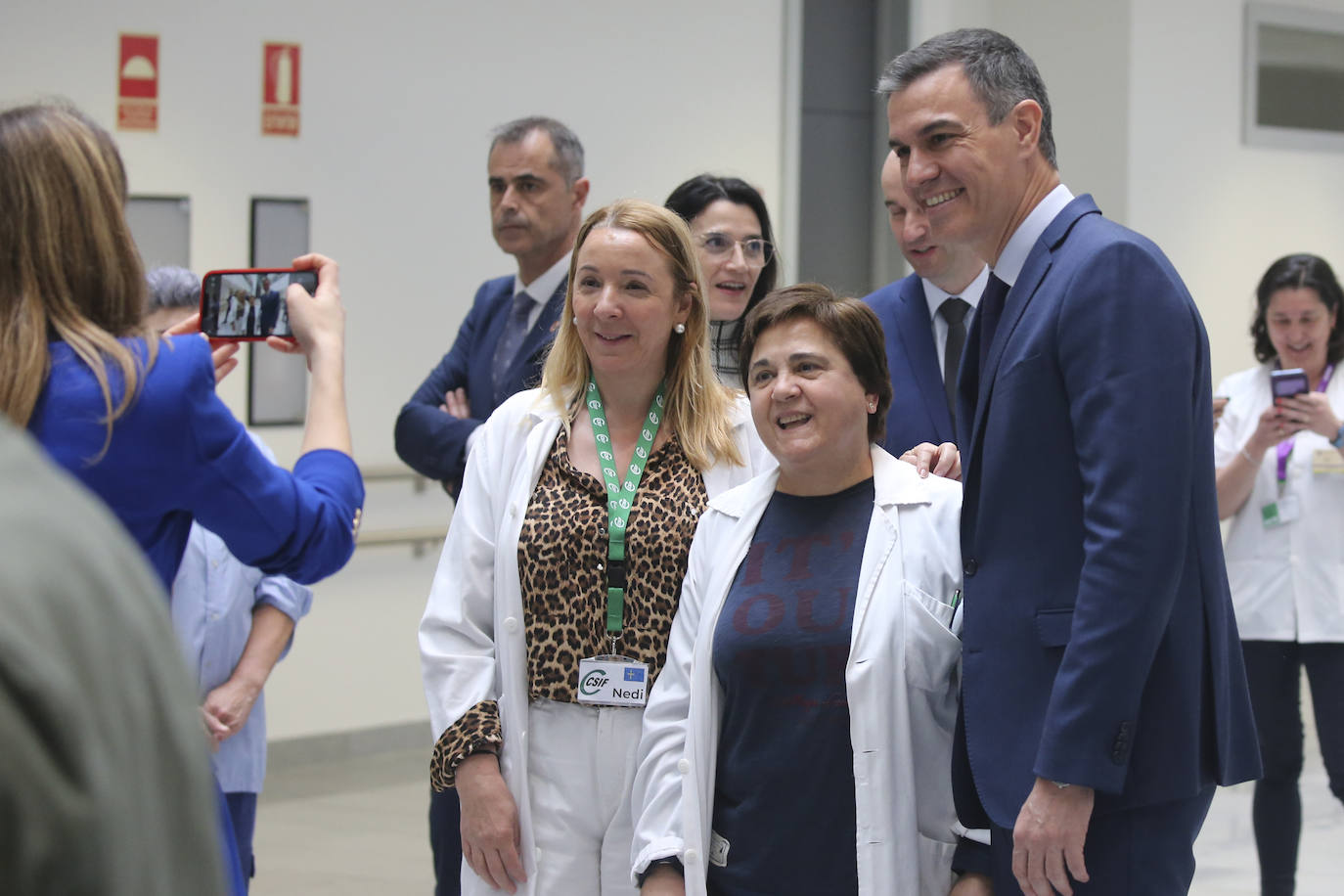 Pedro Sánchez, en Asturias: así fue su visita al HUCA