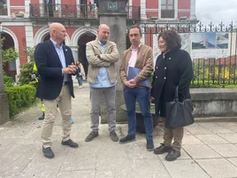 Roberto Fernández, Juan C. Iglesias, Ovidio Zapico y Beatriz González.