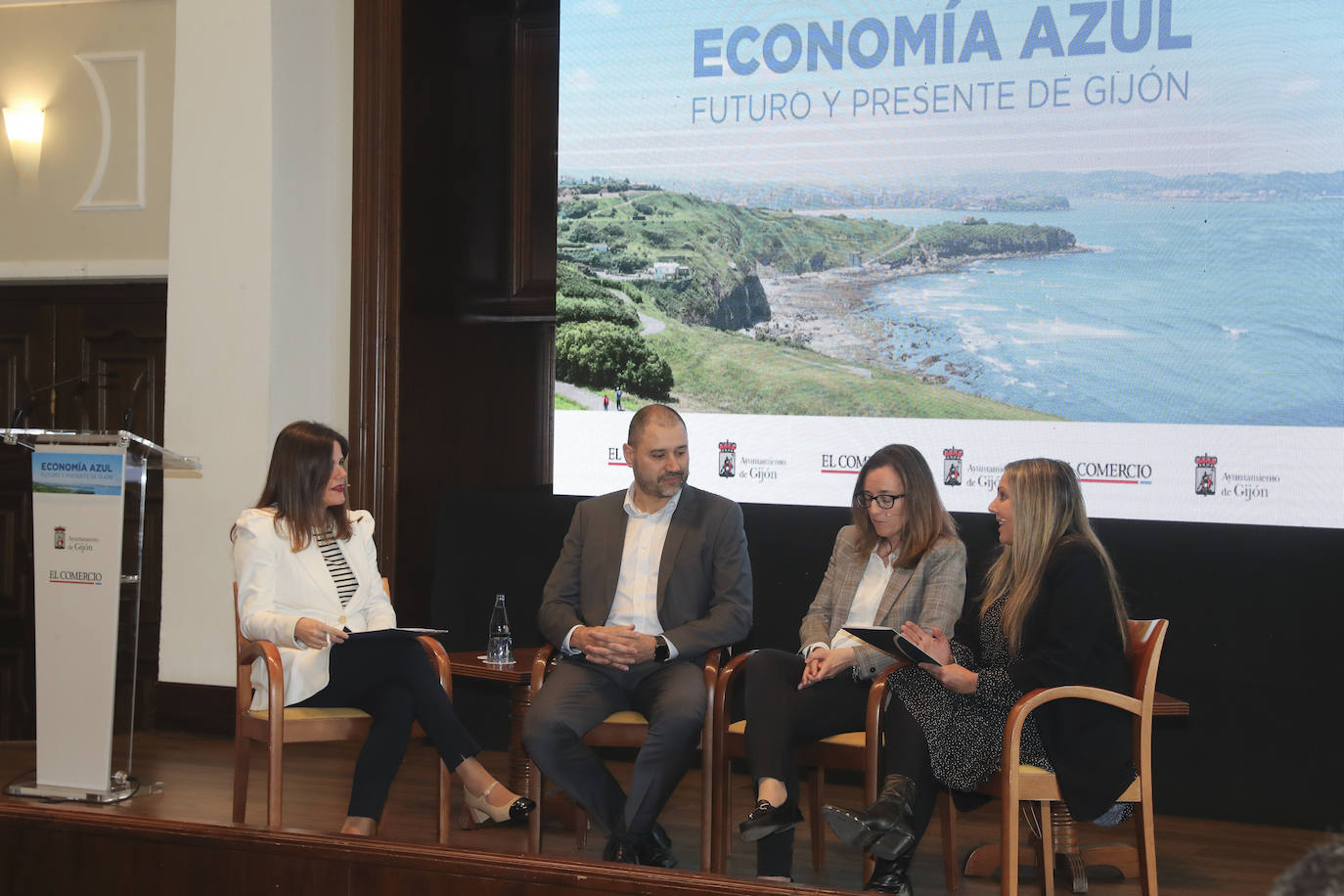 El presente y el futuro de la economía azul en Gijón, en imágenes