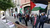 La protesta en la calle contra Israel.