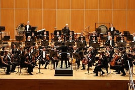 La OSPA actuó ayer en el Auditorio Príncipe Felipe.