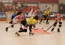 Una de las jugadas en la final de la Copa de la Reina.