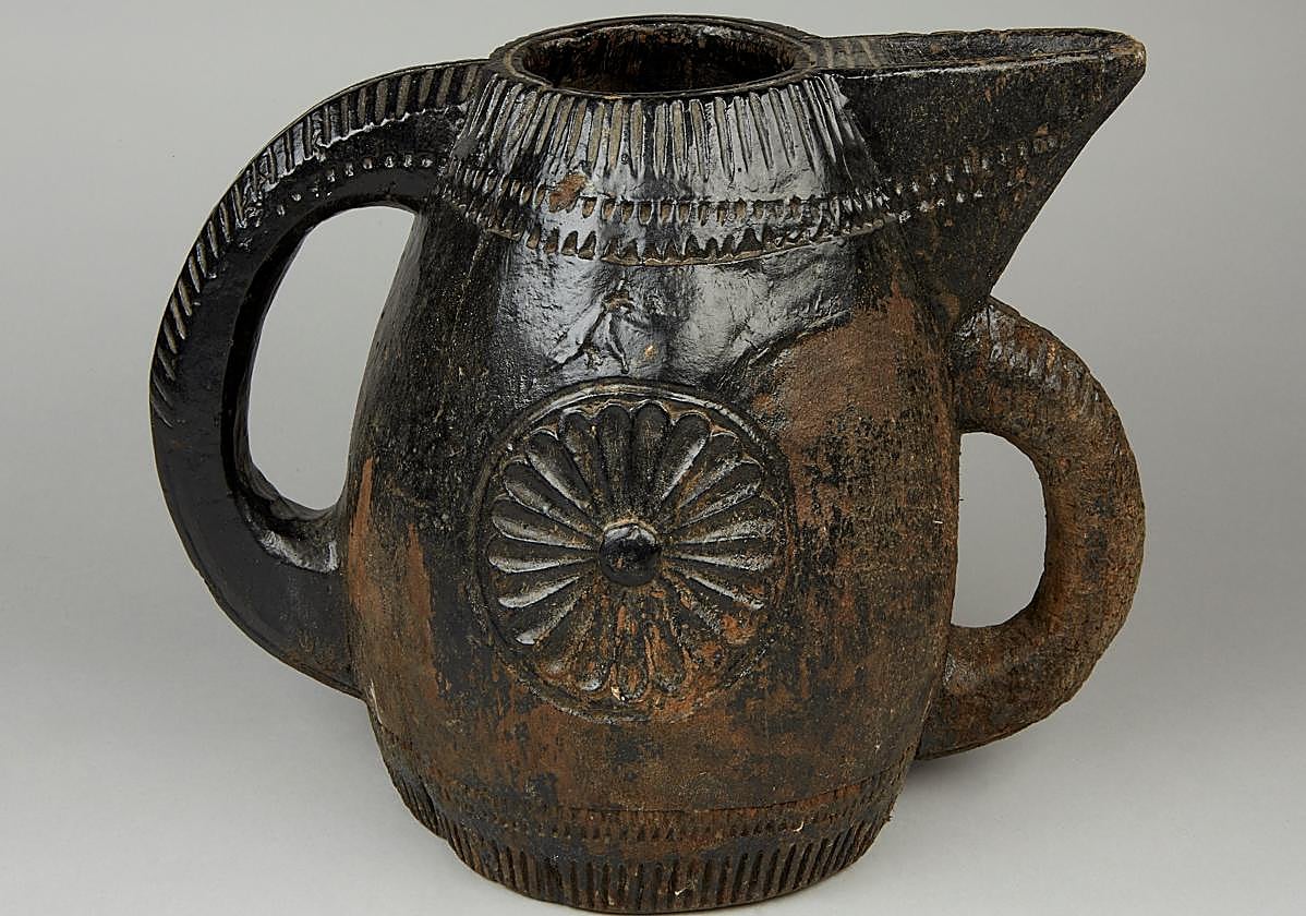 Anverso de una zapica para sidra, 1785-1800, concejo de Piloña.