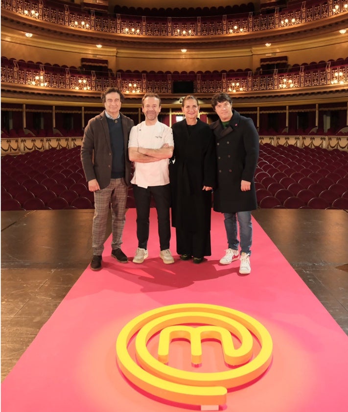 Imagen secundaria 2 - Fotos que dejaron la grabación de Masterchef en Oviedo. 