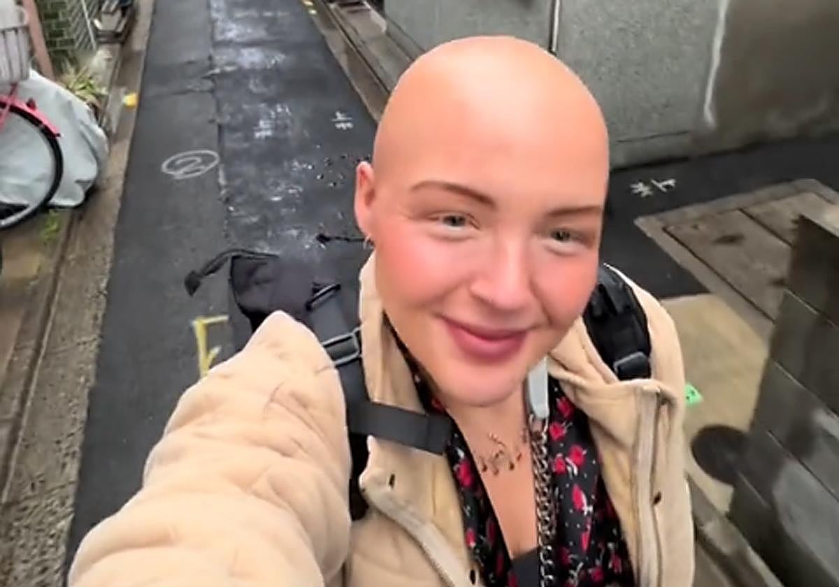 Madison Baloy, en uno de sus vídeos de Tik Tok.