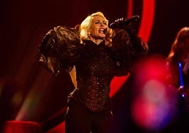 Mery Bass, cantante de Nebulossa, interpreta 'Zorra', que representará a España en Eurovisión