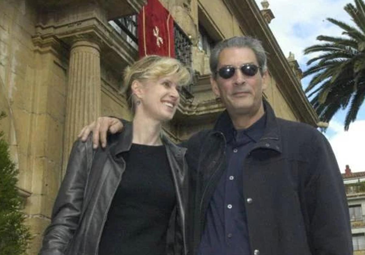 Siri Hustvedt y Paul Auster, en el Hotel de la Reconquista, en el año 2006.