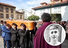 Funeral de Daniel Diego Vigil en Pola de Siero.