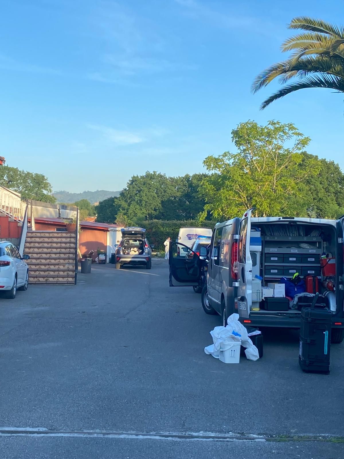 Crimen en Siero: investigan la muerte de un colombiano al que enterraron en el jardín