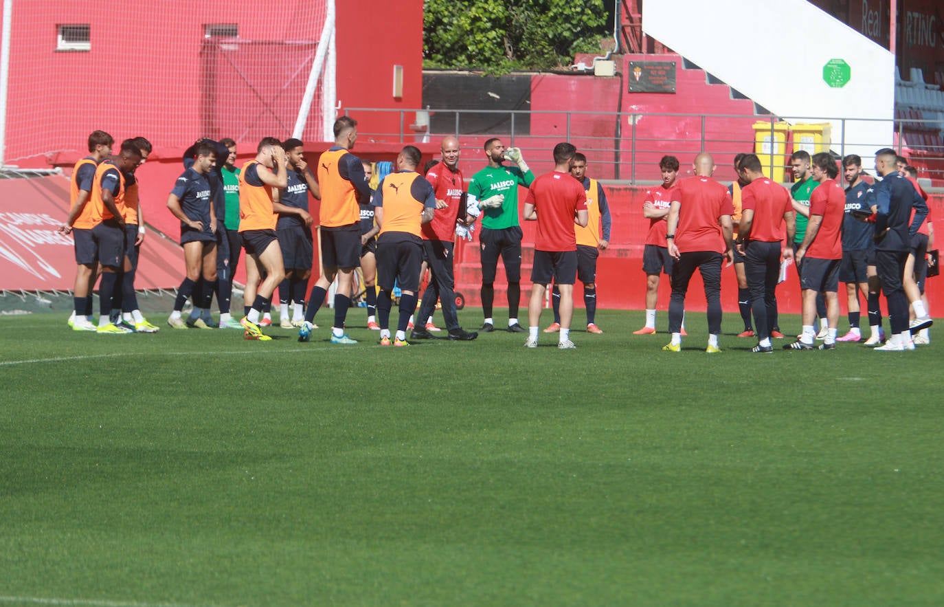 Entrenamiento del Sporting (10/05/2024)