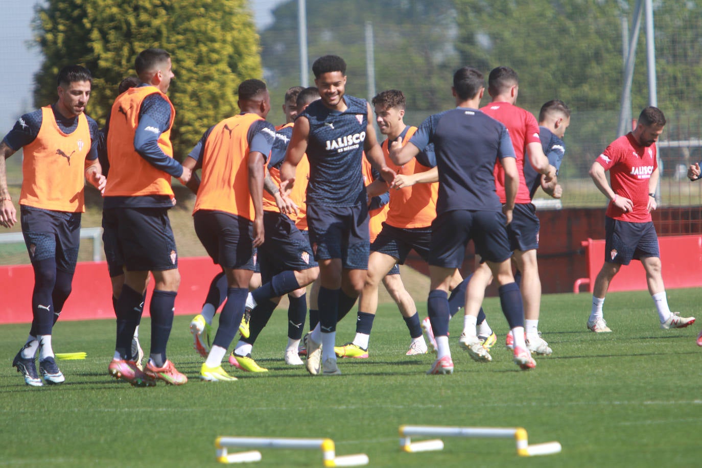 Entrenamiento del Sporting (10/05/2024)