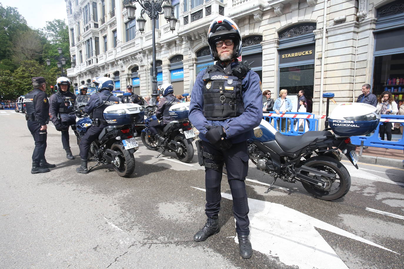 Las lecciones de la Policía Nacional en Oviedo