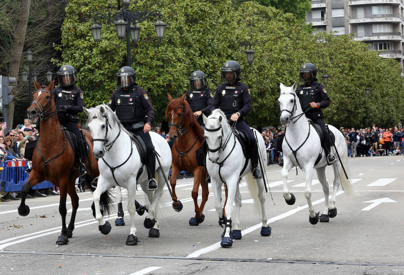 Las lecciones de la Policía Nacional en Oviedo