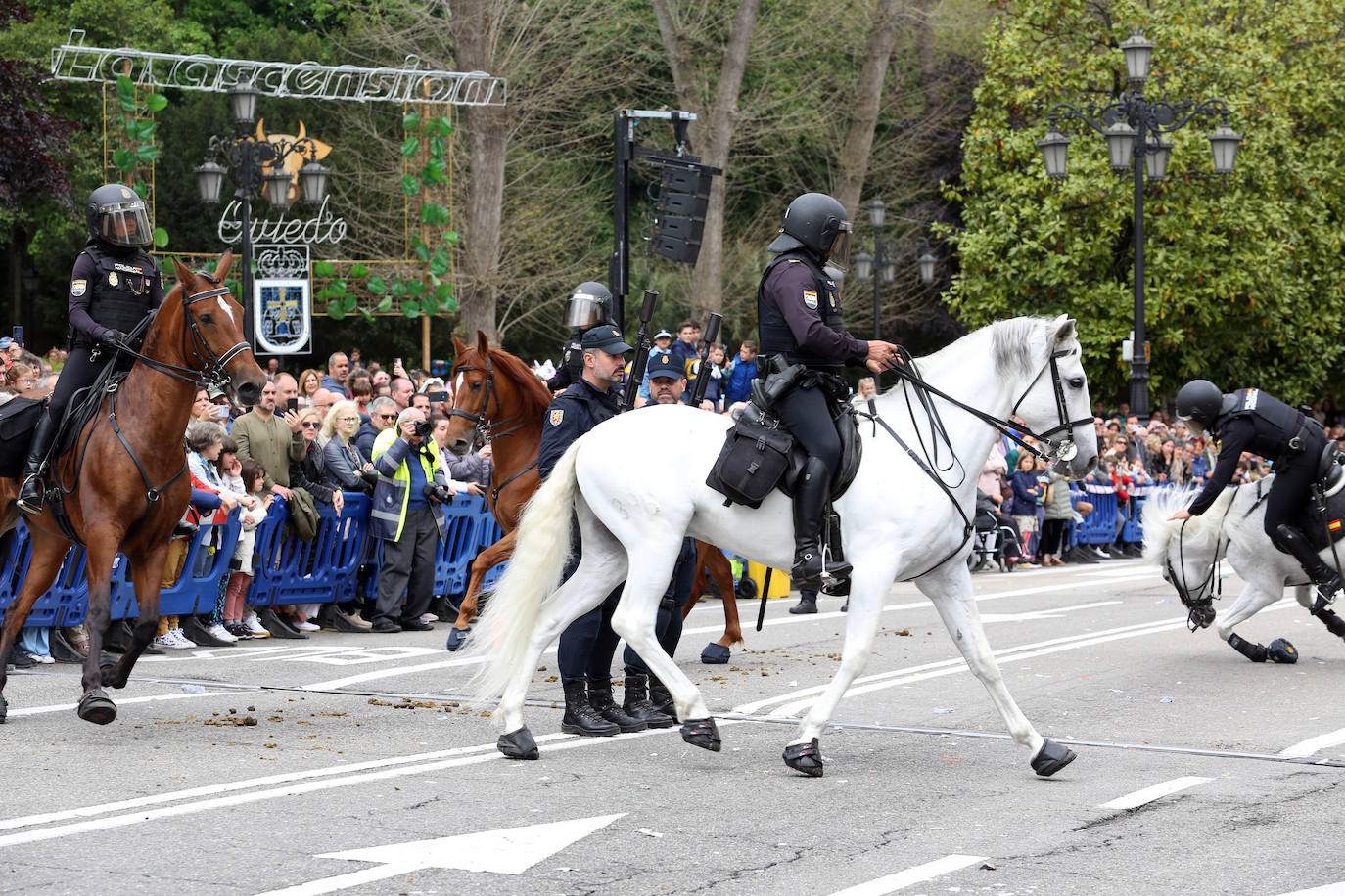 Las lecciones de la Policía Nacional en Oviedo