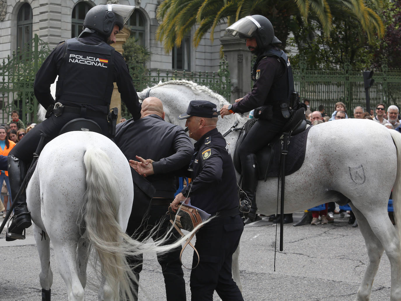 Las lecciones de la Policía Nacional en Oviedo