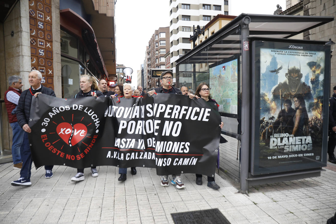 Gijón, contra la contaminación: «No aguantamos más mentiras ni promesas incumplidas»