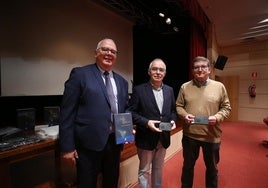 Gonzalo Soriano, Antón García y Ramón d'Andrés.