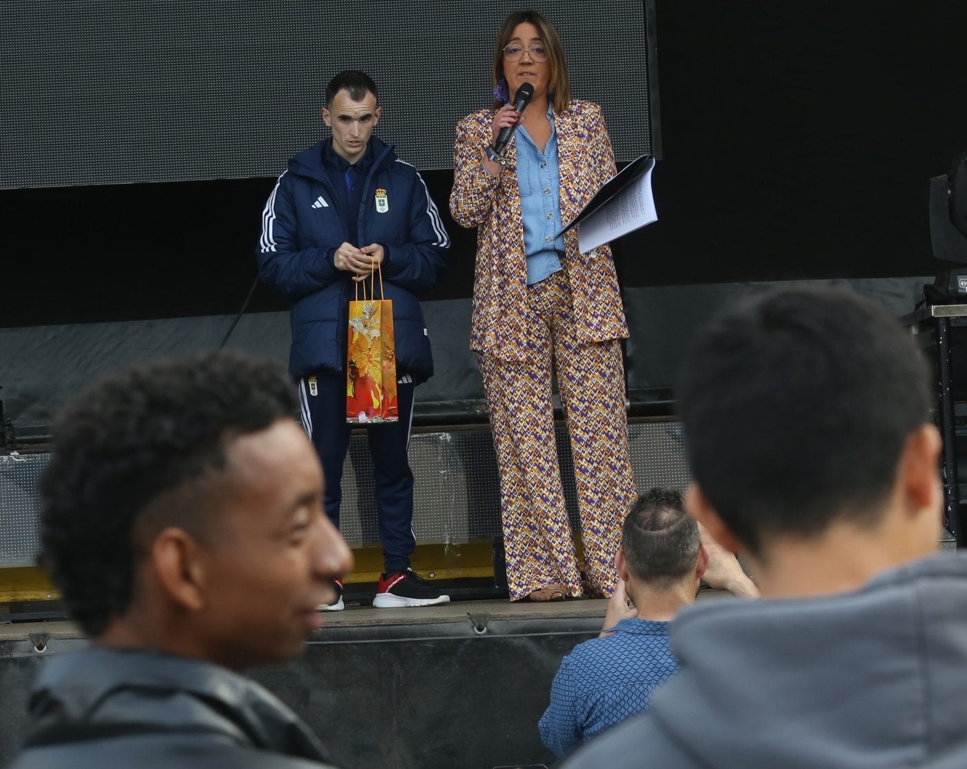 Un momento del pregón celebrado en la tarde de ayer.