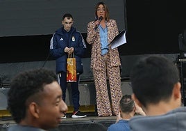 Un momento del pregón celebrado en la tarde de ayer.