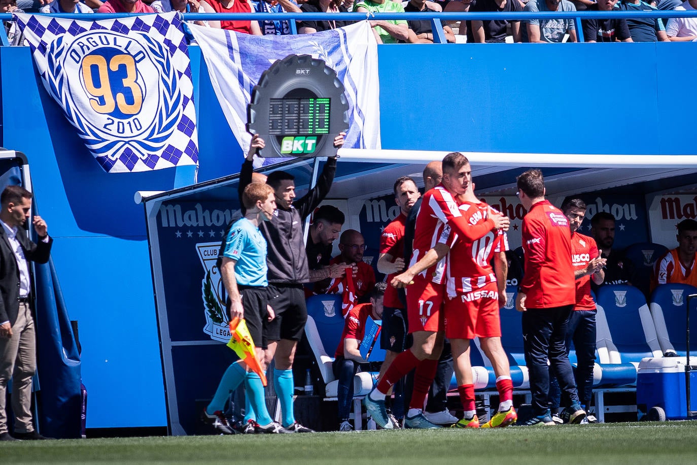 Las mejores imágenes del Leganés - Sporting