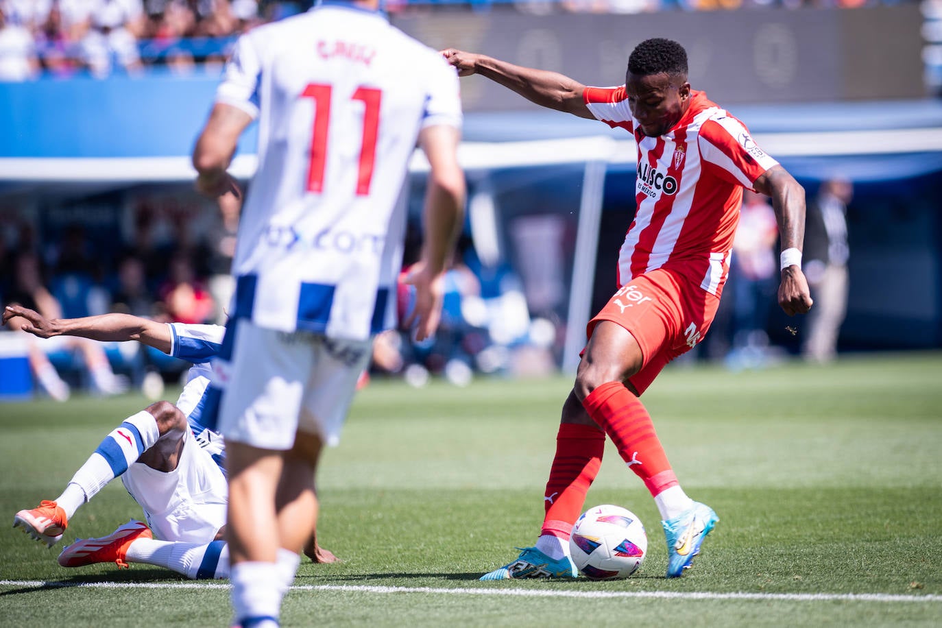 Las mejores imágenes del Leganés - Sporting