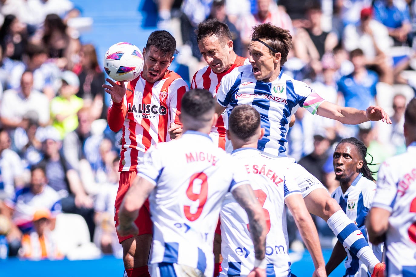 Las mejores imágenes del Leganés - Sporting