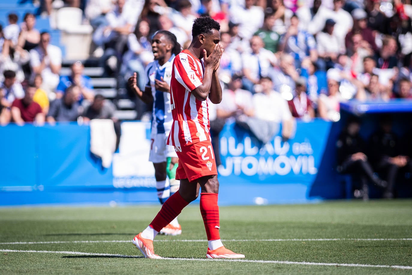 Las mejores imágenes del Leganés - Sporting