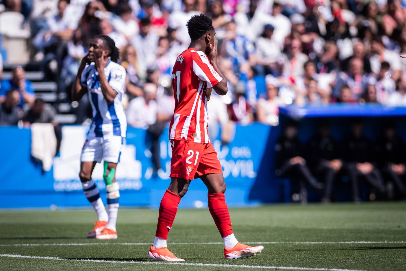 Las mejores imágenes del Leganés - Sporting