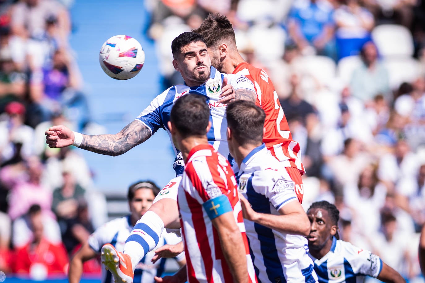 Las mejores imágenes del Leganés - Sporting