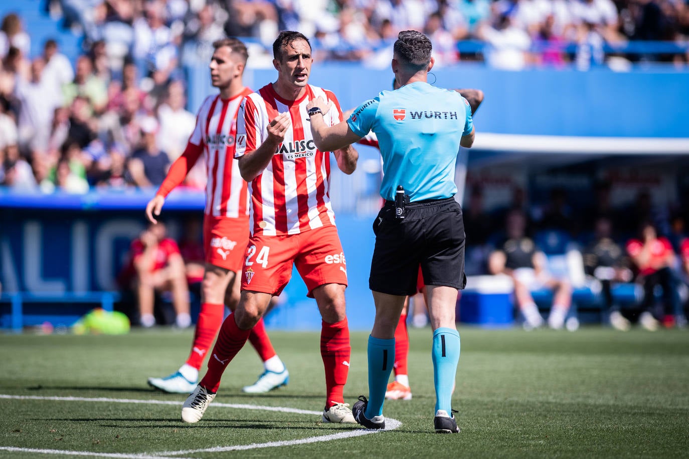 Las mejores imágenes del Leganés - Sporting