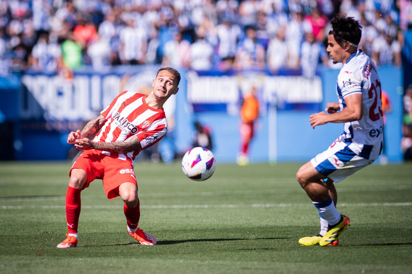 Las mejores imágenes del Leganés - Sporting