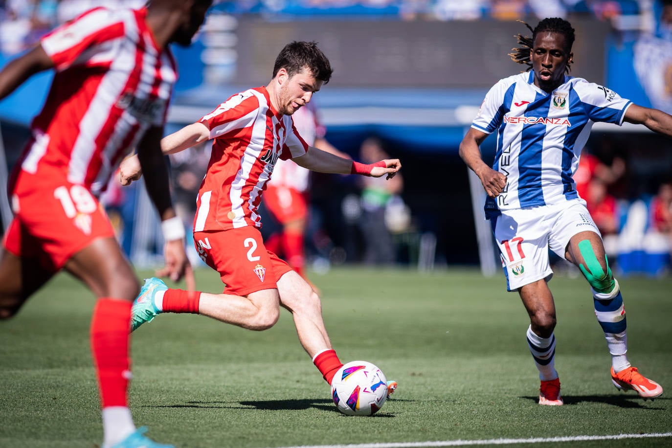 Las mejores imágenes del Leganés - Sporting