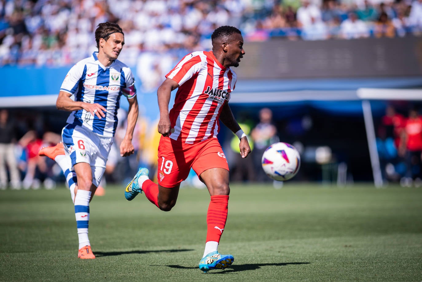 Las mejores imágenes del Leganés - Sporting