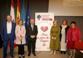 Asamblea anual de la asociación de donantes de sangre de Gijón.