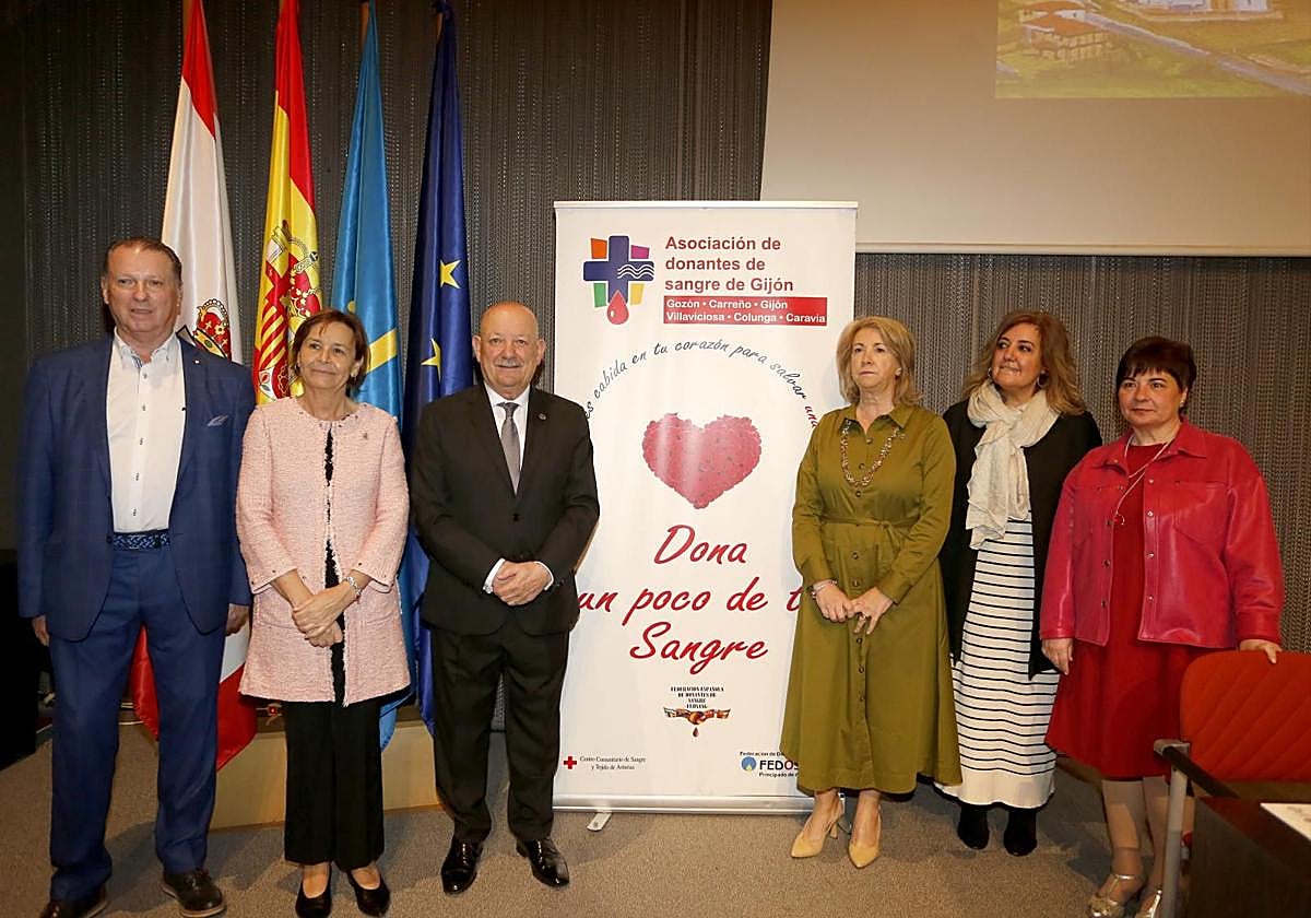 Asamblea anual de la asociación de donantes de sangre de Gijón.