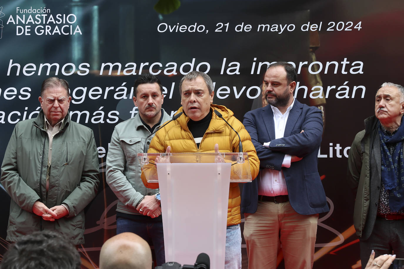 Así ha sido el homenaje de UGT a Lito, su histórico líder sindical