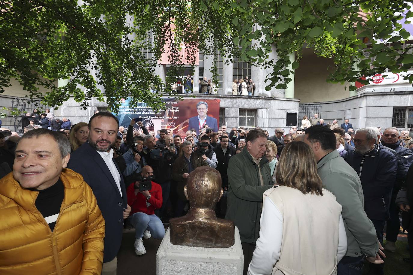 Así ha sido el homenaje de UGT a Lito, su histórico líder sindical