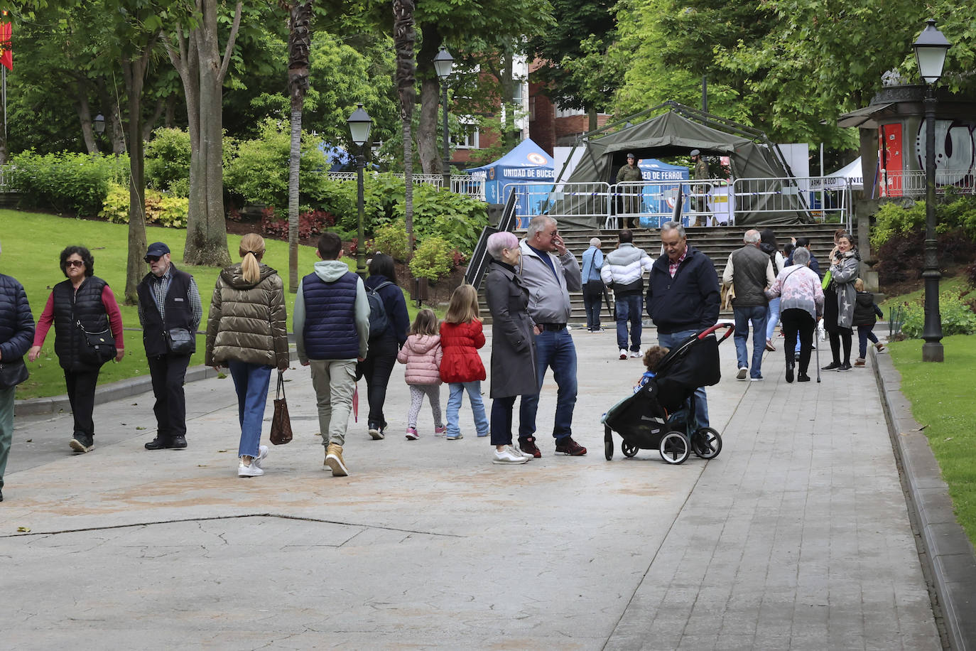 Los preparativos de las Fuerzas Armadas en Oviedo