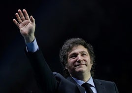 Javier Milei, actual presidente de la Nación Argentina desde el 10 de diciembre de 2023.